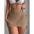 thumbnail image 2 of LMLYSoH Women Bikini Cover Ups Skirt Summer Crochet Cutout Swimsuit Bottom Cover up for Beach Swimwear Bathing Suit, 2 of 6