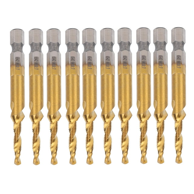 Macho de roscar Jadeshay 10 piezas M4 HSS Kit de brocas