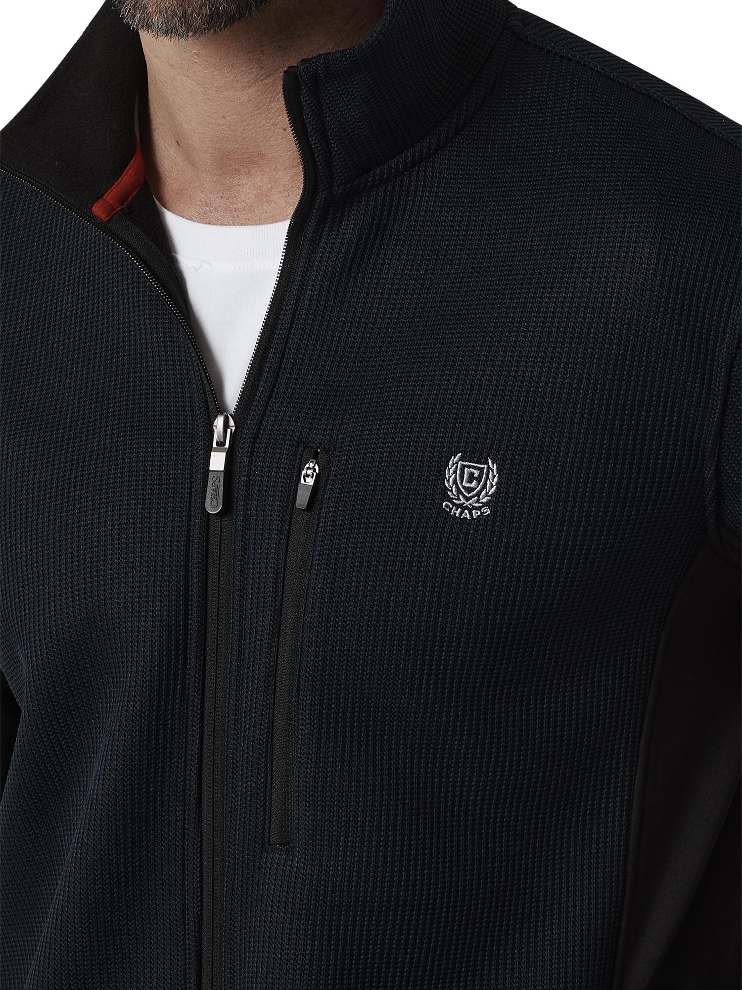 Chaps Men's & Big Men's Performance Full Zip Fleece Jacket