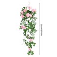 thumbnail image 3 of Fiudx Ofertas relámpago Guirnalda de flores de 3,11 pies con guirnalda de flores falsas, enredaderas florales para decoración de caminos de mesa de bodas, fiestas en el hogar, enredaderas de flores a, 3 of 6