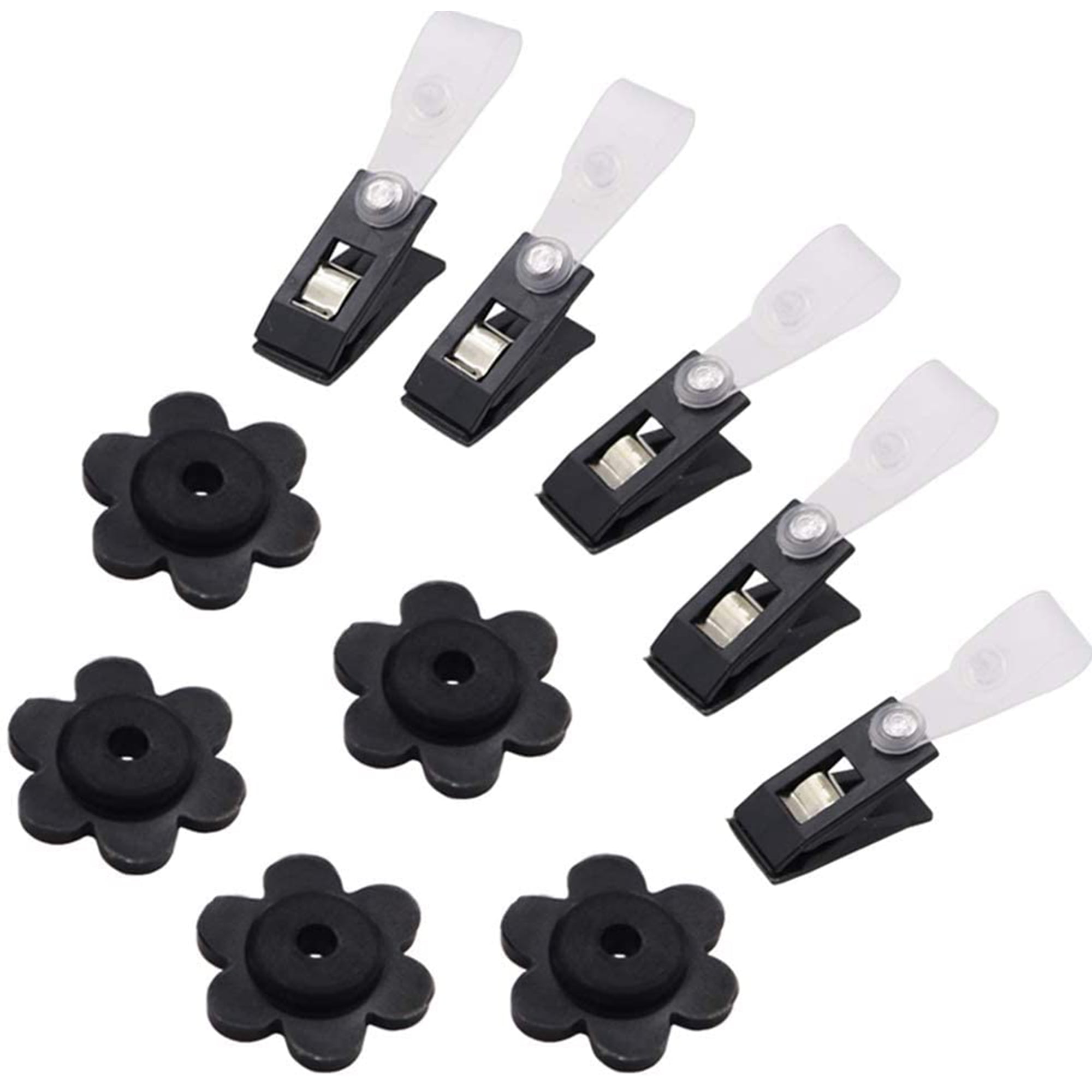 Elbourn 10 Pack Garden Flag Rubber Stoppers and Adjustable AntiWind