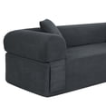 thumbnail image 4 of Miniyam 83" W 3 Seater Sofa Boneless Couches, No Assembly Needed, Modern Combination Sofa for Compact Living Rooms, Apartments, and Offices(Gray), 4 of 7