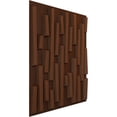 thumbnail image 2 of Ekena Millwork 19 5/8"W x 19 5/8"H Staggered Brick EnduraWall Decorative 3D Wall Panel, Universal Aged Metallic Rust (12-Pack for 32.04 Sq. Ft.), 2 of 6
