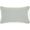 thumbnail image 2 of Nourison Sofia Beaded Pleated Velve Powder 12" x 20" Throw Pillow, 2 of 5