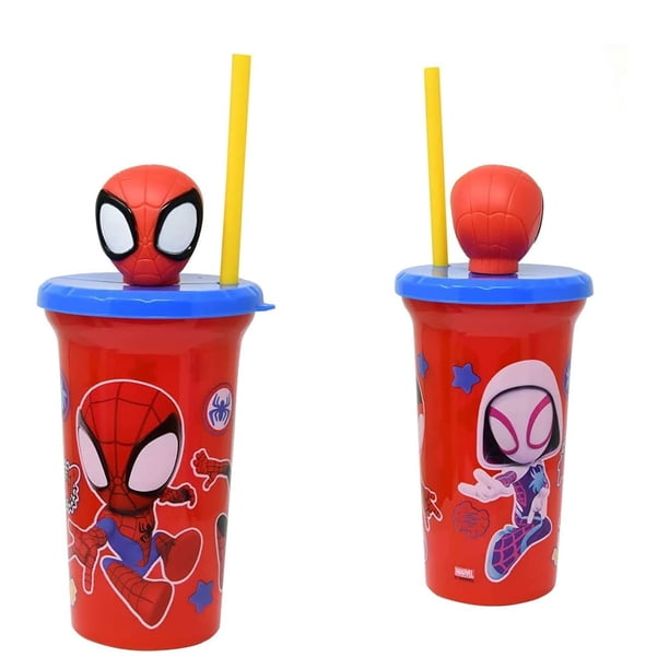 Bebederos Cup Zak Designs Spidey and Friends Buddy, 450 ml, para niños