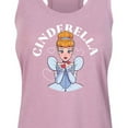 thumbnail image 3 of Disney Princess - Cinderella Kiss - Women's Racerback Tank Top, 3 of 5