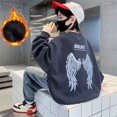 thumbnail image 3 of Suéter para niños Estilo primaveral y otoñal Nueva camiseta de otoño para niños de tamaño mediano Camiseta inferior de otoño para niños De moda y de moda, 3 of 4