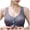 Purple, variant on NIEWTR Front Closure Bras for Women, Full Coverage Wireless Bralettes, Soft Support Everyday Bras(Khaki,2XL)