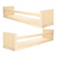 thumbnail image 5 of 2 estantes flotantes de pared, estante de almacenamiento de pared, estante rústico de madera para dormitorio y cocina., 5 of 6