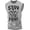 Heather Grey, variant on Gymish Stay In Fight Kickboxer MMA Fighter Muscle Tank Top, Sleeveless Workout Shirt, Lifting Shirt, Gym Shirt