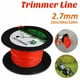 thumbnail image 2 of Rollo de alambre de nailon para cortadora de césped, cuerda para desbrozadora, hilo de corte de 50 m, 120 m, 2,7 mm (50 m), 2 of 5