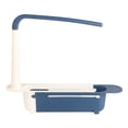 thumbnail image 2 of Telescopic Sink Storage Rack, Length Freely Adjustable Sink Rack Large Capacity Sink Caddy Sponge Holder Drain Basket PP Expandable Sink Organizer for Home Kitchen Bathroom, 2 of 7