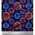 thumbnail image 1 of Soimoi Cotton Poplin Fabric Brush Stroke Abstract Decor Fabric Printed Yard 42 Inch Wide, 1 of 3