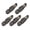 Black, variant on 5 Pcs Heavy Tension Release Clips Lightweight Downrigger Outrigger Release Clip Long Line Snaps Padded Release Clip