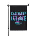 thumbnail image 1 of XMXY Eat Sleep Game Pattern Blue Garden Flags Double Sided,Farmhouse Holiday Yard Outdoor Sign Decor Flag, 12.5"x18" inch, 1 of 8