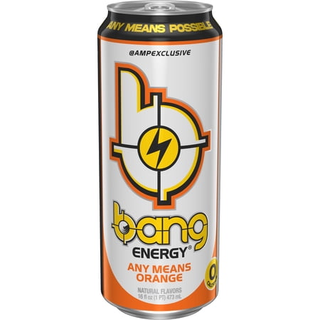 (5 pack) Bang Energy Any Means Orange 16 fl oz