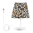 thumbnail image 2 of Leopard Face and Leopard Spot Desk Lamp LED Table Nightstand Lamps with 3 Color Temperatures for Home Bedroom Living Room Decor 6x11, 2 of 8