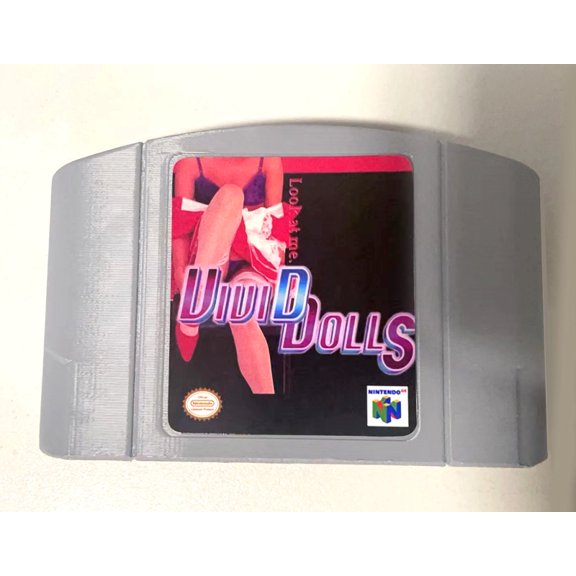64 Bit Vivid Dolls Game Cartridge 16 MB for N64 Support Importing your Games ( English USA Version ), Classic Retro N64 Game