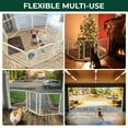 thumbnail image 4 of FXW Dog Gate Extra Wide Designed for Indoor Use, Adjustable Width Up to 92-inch Wide (24" H 4 Wire Panels for Puppies and Small Dogs), Black, 4 of 6