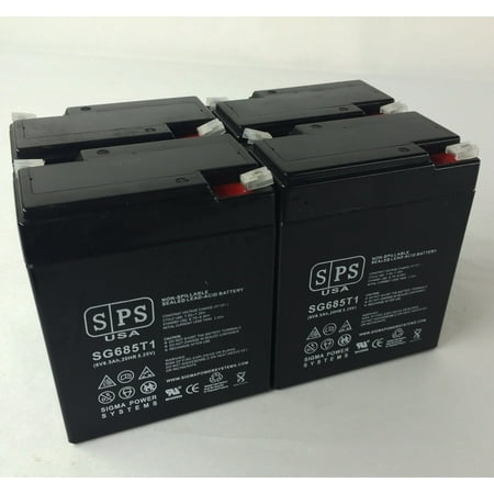 SPS Brand 6V 8.5 Ah Replacement Battery  for Dyna Ray 591 (4