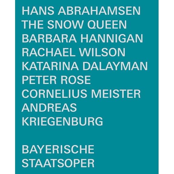 Bayerische Staatsope - Snow Queen [BLU-RAY]