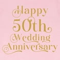 thumbnail image 3 of CafePress - 50Th Wedding Anniversary Gold Retro Typography T Shirt - Infant T-Shirt, 3 of 4