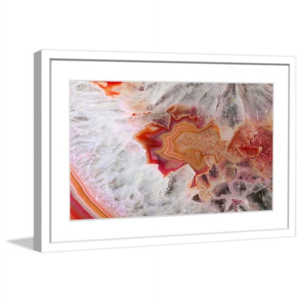 "Sand Layers" Framed Painting Art Print, 24" x 1.5"