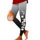 thumbnail image 5 of Gibobby pantalones nieve mujer Leggings deportivos estampados navideños de moda informal para mujer Leggings de moda (Gris, M), 5 of 5