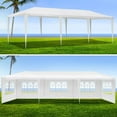 thumbnail image 5 of 10'x10'/20'/30' Outdoor Canopy Tent Heavy Duty Gazebo for Party Wedding BBQ Beach with Removable Walls (10'x30' with 8 Walls), 5 of 5
