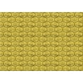 thumbnail image 1 of Ahgly Company Machine Washable Indoor Rectangle Transitional Bold Yellow Area Rugs, 2' x 5', 1 of 7