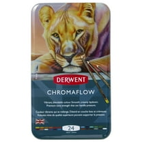 Derwent Chromaflow Pencil Set, 24-Color Tin Set