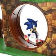 Sonic the Hedgehog Green Hill Zone Action Playset ، يتضمن 2.5 بوصة شخصية العمل الصوتي