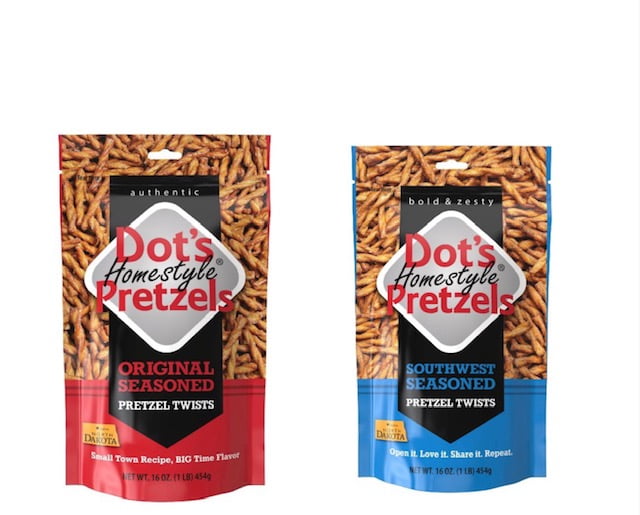 Dot's Homestyle Pretzels Variety Pack 1 lb Seasoned and 1 lb Southwest Seasoned (2 bags total