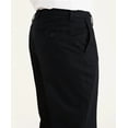 thumbnail image 4 of Dockers Signature 594220004 Khakis Pants Men's Black Cotton Classic Fit KLSS14 (Black,Big & Tall,46X34), 4 of 5