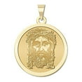 thumbnail image 2 of Picturesongold.Com Holy Face Jesus Round Religious Medal Necklace Pendants Adult-1in-Sterling Silver, 2 of 4