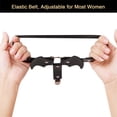 thumbnail image 3 of alisikee 2 ligas ajustables en forma de murciélago con clips antideslizantes, ligas elásticas para muslo para mujer, 3 of 5