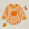 thumbnail image 2 of NIEWTR Baby Onesies Pajamas Infant Fall Boy Bodysuits Long Sleeve Halloween Pjs Jumpsuit Baby Sleepwear Clothes,Size 0-3 Months, 2 of 8