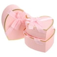 thumbnail image 6 of HAKIDZEL 3Boxes Heart Shaped present Box Pink Cardboard Storage For Valentine Day And Celebrations, 6 of 8