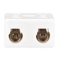 thumbnail image 3 of Bloques de terminales Cerámicos de 2 vías Conectores de porcelana de alta temperatura 39x31.5x23mm 2 uds, 3 of 3