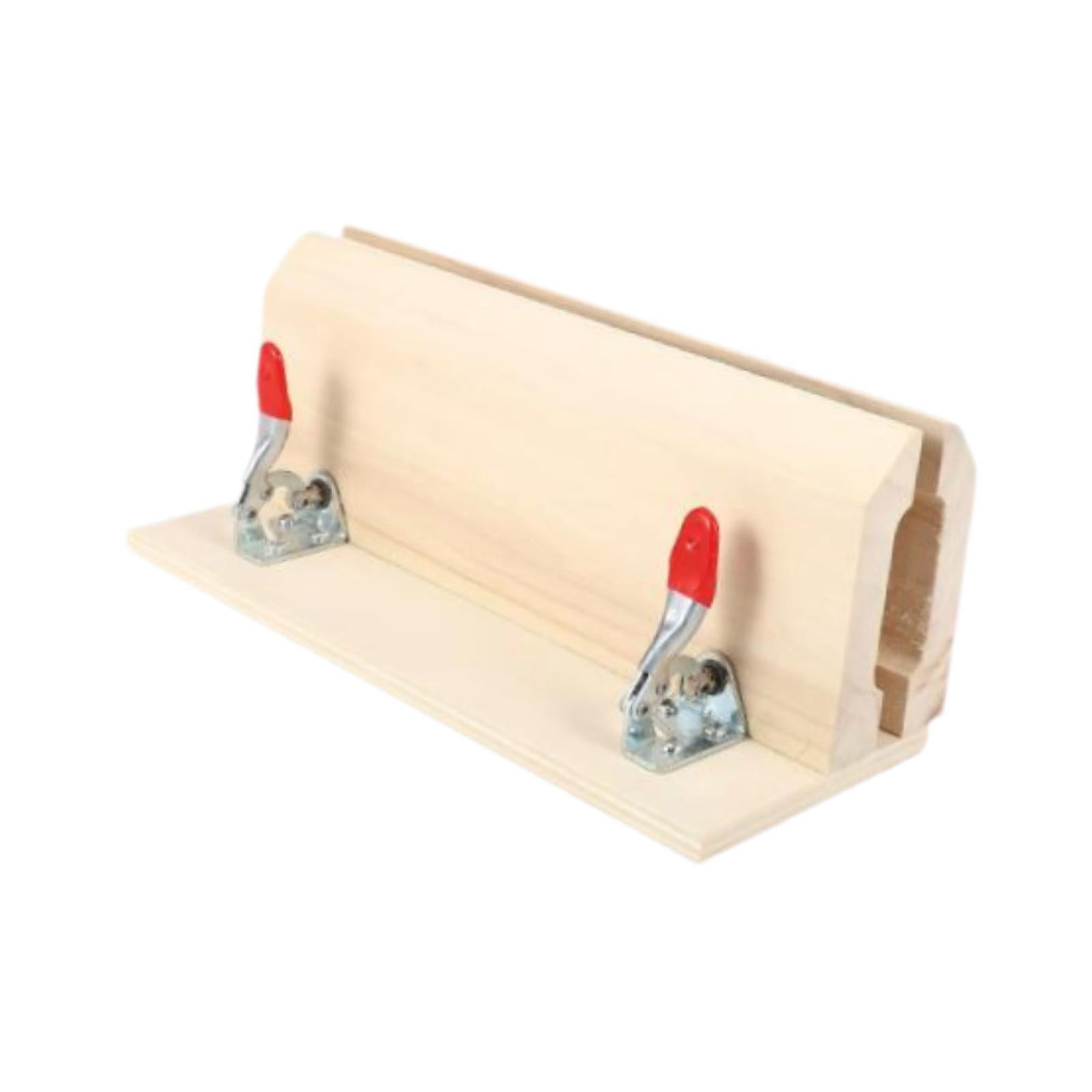 Wxqbjtam Stitching Horse PU Leather Clamp Wood Belt DIY Clip DIY Craft Table Desktop Tool