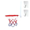 thumbnail image 5 of Indoor Adjustable Suspension Netball Hoop Mini Basketball Plate for Children Adhesive Hook,, 5 of 5