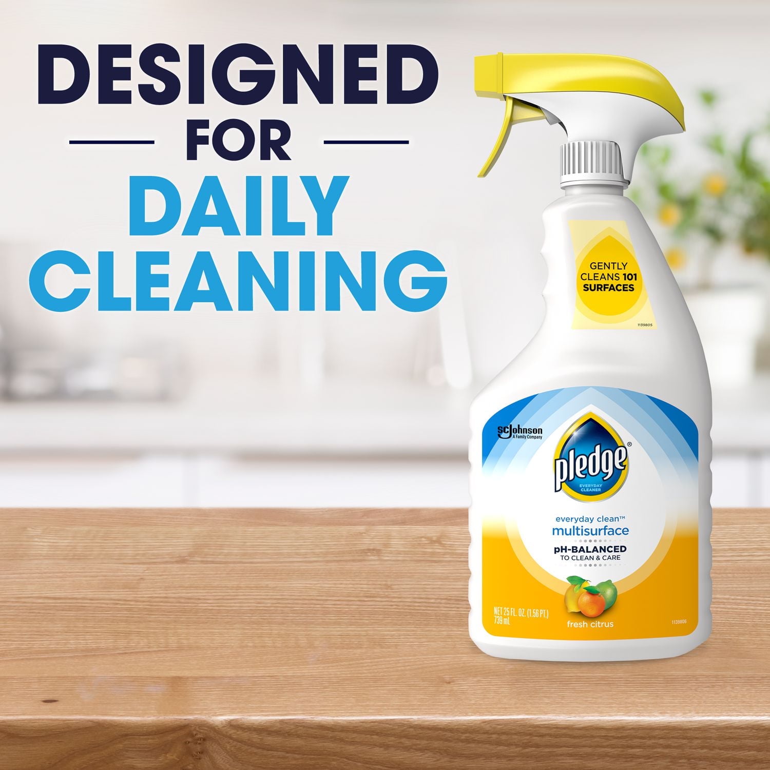 Pledge Multi-Surface All Purpose Cleaner, Fresh Citrus Scent