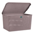 thumbnail image 3 of 2 Cajas Multiusos Med Rattan Biodegradable #corazonesrosas, 3 of 5