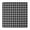Gray Black Checkerboard, variant on Orange and White Diamond Pattern Square Fitted Tablecloth with Elastic Edge,Square Table Cover,Washable Elastic Table Cover for Home Kitchen Party Decor 36"x36"