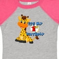 thumbnail image 4 of Inktastic 1st Birthday Giraffe Boys or Girls Baby Bodysuit, 4 of 5