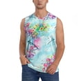 thumbnail image 1 of Balery Dragonfly Floral Camisetas sin mangas para hombre, absorbe la humedad y protege contra el mal olor.-Medium, 1 of 7