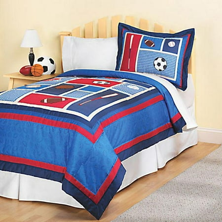 Sports Club Twin and Full Quilt Collection, 1 Each