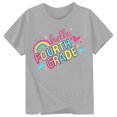thumbnail image 3 of Ruiwill 4Th Grade Shirt For Girls Summer Crew Neck Short Sleeve Kids Tops Casual Fourth Grade Letter Print Girls School Clothes Size 1-2 Years, 3 of 3