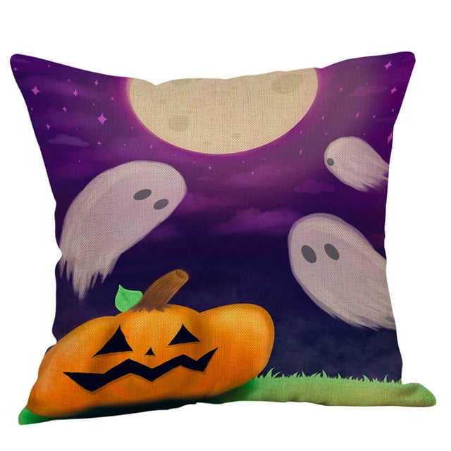 Fiudx Artículos en oferta con ofertas flash Apliques de simulación para decoración de Halloween, funda de almohada para sala de estar, sofá, fiesta