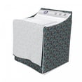 thumbnail image 3 of Paisley Washer Cover, Unusual Boteh Revival Themed Tribal Pattern in Vibrant Tones Image, Decorative Accent for Laundromats, 29" x 28" x 40", Slate Blue Coral, by Ambesonne, 3 of 3
